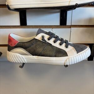 Blowfish Gray and Pink Sneakers